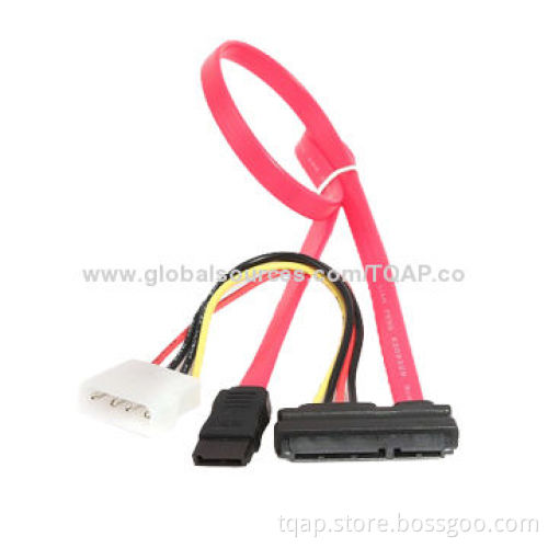 Serial ATA III data and power combo cable